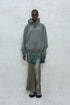 WASHED EMBROIDERY LOGO HOODIE -DARK GREEN- *Last1